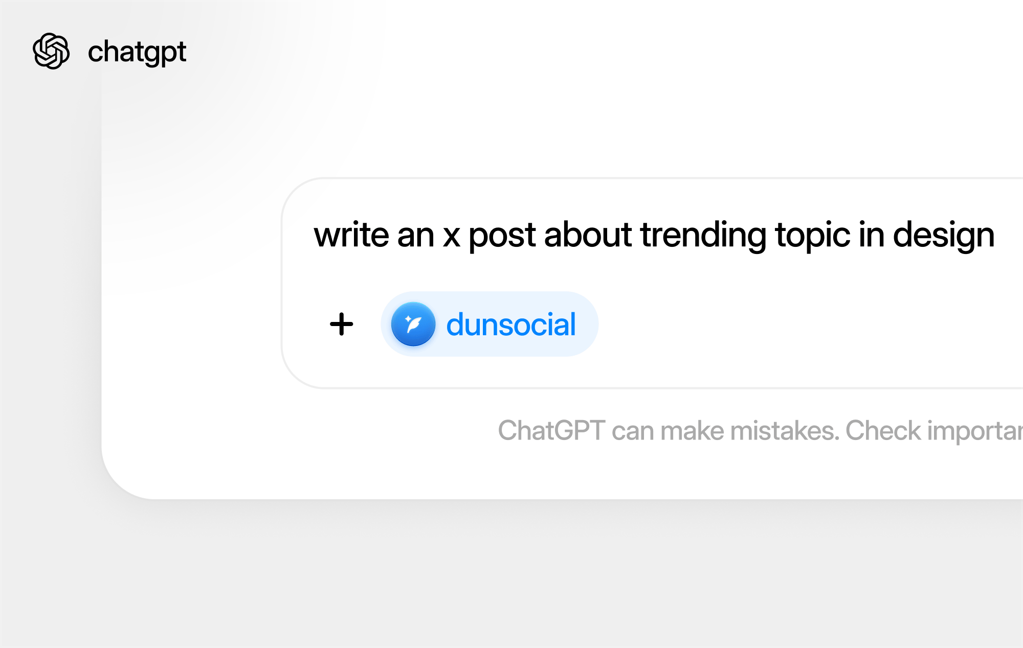 MCP server in dunsocial